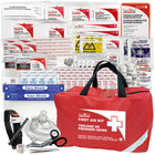 First Aid Central - Trousse de premiers soins intermédiaire BC avec sac en nylon-La trousse de premiers soins répond à toutes les exigences provinciales en matière de premiers soins
