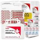 First Aid Central - Trousse de premiers soins personnelle BC avec étui en plastique-La trousse de premiers soins répond à toutes les exigences provinciales en matière de premiers soins