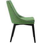 Modway Viscount Fabric Dining Side Chair - Kelly Green - 2 Pack-Polyester Fabric Upholstery 