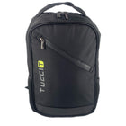 Tucci Italy CITY RIDER Laptop Backpack - Medium - Black-Padded Laptop Storage – Fits laptops up to 16" safely and securely