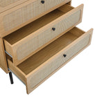 Modway Chaucer 5-Drawer Chest - Oak-Wood Grain Laminate