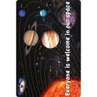 Ashley Productions Smart Poly Computer Mouse Pad - Everyone is Welcome in our Space - 6 Pack-Make your desk a place of encouragement and productivity - order your positive saying mouse pad today!
