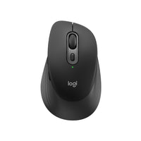 Logitech Signature Comfort M840 L Wireless Mouse - Black-Comfy grip, every click: Contoured mouse shaped for right-handed use and adapted for most hand sizes, this comfortable mouse with cozy side grips make your workday more comfortable
