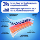 Brother - TZe221 Ruban laminé authentique pour étiqueteuses P-touch, 9 mm L x 8 m L - blanc avec texte noir - Paquet de 2-Résistant aux températures extrêmes, aux produits chimiques, à l’abrasion, aux rayons du soleil et à l’eau.