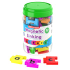 University Games The Learning Journey Magnetic Linking Letters - Educational Toy for Kids - Early Learning Letters - Alphabet Puzzle for Kids-Encourages thinking and learning