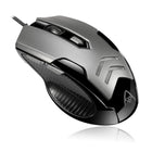 Adesso iMouse X1 RGB Gaming Mouse - Wired USB - Black-RGB wired USB gaming mouse with vibrant lighting