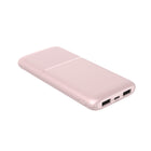 Evry - Chargeur portable à trois sorties USB de 10 000 mAh - Rose-Recharge trois appareils
