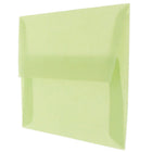 JAM Paper 4Bar A1 Translucent Vellum Invitation Envelopes - 3.625" x 5.125" - Leaf Green - 25 Pack (1591611)-Quantity: 25 envelopes per pack