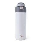 Sully Double Wall Stainless Steel Vacuum Flask - 25 oz - Grey-A Lid with carrying Handle