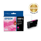 Epson T220 Ink Cartridge - High Capacity - Magenta-Worry-free handling - smudge, fade and water resistant prints 