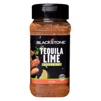Blackstone Tequila Lime Seasoning-Salt, paprika, spices including chili pepper, sugar, dehydrated garlic and onion, lime and lemon juice powder (maltodextrin, corn syrup solids, lime and lemon juice, lime and lemon oil), citric acid, silicon dioxide (anti-caking), ascorbic acid and natural flavor