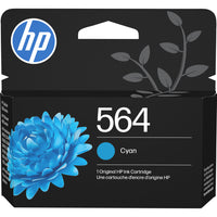 HP 564 Cyan Original Ink Cartridge (CB318WN)-Colour: Cyan