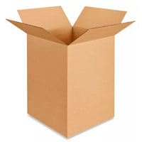 Corrugated Shipping Box - 18" L x 18" W x 24" H - 32ECT - 15 Pack-Brown/Kraft