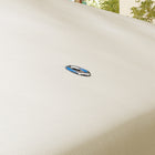 Outsunny 13' L x 10' W Gazebo Replacement Canopy Top - Beige-Hooks and loops to easily attach to gazebo