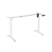 Uplite Electric Sit Stand Desk Frame - White-Easy up-and-down control provides height adjustment from 28.3" to 46.4", allowing effortless shift from sitting to standing working position.