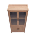 Manhattan Comfort Jodie 31" Mid-Century Modern Bookcase - Maple-Home Assembly Required. All Hardware Included
