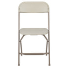 Flash Furniture HERCULES Series Premium Beige Plastic Folding Chair - 10 Pack-Set of 10 Beige Plastic Folding Chairs