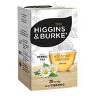 Higgins & Burke Chamomile Herbal Tea - 20 Pack-Naturally caffeine free, this calming herbal tea features the sweet honey taste of pure chamomile pollen