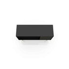 Manhattan Comfort Liberty 42.52" TV Stand, Black (212BMC8)-Fashionable Splayed Legs made from Solid Wood for Extra Durability.