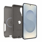 OtterBox Commuter Cell Phone Case with Magnets for Galaxy S26+ - Grey Comfort-Raised edges protect camera and screen