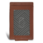 Champs - Porte-cartes Mag hybride en cuir Onyx - Marron-Doublure RFID
