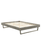 Modway Billie Wood King Platform Bed Frame - Grey-King Platform Bed Frame