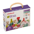 Miniland ECO Nuts & Bolts - 28 Pieces-Screwing and unscrewing them enhances manual dexterity and visual motor coordination