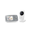 Motorola - Moniteur bébé vidéo VM482 avec écran LCD de 2.4 po - Blanc & Gris-Sécurisé. Privé. Contrôle complet - Connexion Wi-Fi ou application n’est nécessaire. Une connexion sécurisée directe entre la caméra et le moniteur
