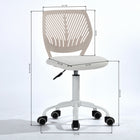Chaise de Bureau Pivotante en Tissu Beige Homy Casa-Options de Couleurs Vives : Disponible en plusieurs couleurs pour s'adapter à tout décor ou personnalité de chambre