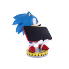 Exquisite Gaming SEGA: Sliding Sonic Cable Guy Original Controller & Phone Holder-Compatible with all PlayStation, Xbox, Switch & retro console controllers