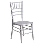 Flash Furniture - Chaise Chiavari série Hercule en bois, argent (XSSILVER)-Capacité de poids de 1100 lb