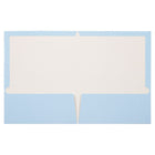 JAM Paper Glossy Two Pocket Presentation Folders, Baby Blue, 12 Pack (31225346ug)-3