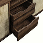Modway Reid 63" Curved Sideboard - Walnut-8