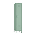 Manhattan Comfort Naomi 15" Modern Single Locker Storage Cabinet - Green-Crafted with High Quality Steel to Ensure Long Lasting Use