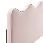 Modway Athena Performance Velvet Full/Queen Headboard - Pink-Dense Foam Padding