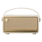 Edifier - Haut-parleur portable sans fil MP330 BT, audio Hi-Res, design rétro en bois, son stéréo de 20 W RMS – Ivoire-Commandes intuitives – Contrôlez votre musique en toute simplicité grâce aux boutons de type accordéon, ou gérez la lecture à partir de l’application EDIFIER ConneX