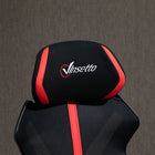Vinsetto Mesh Task Recliner Office Chair with Lumbar Support - Red-Colour: Black, Red