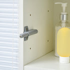 Kleankin Tall Bathroom Storage Cabinet with Doors and Drawer - High Gloss White-Three adjustable shelves offer flexibility for different item sizes