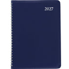Staples 2027 Daily Planner - 5-3/4" H x 8-3/8" W - Assorted - Bilingual-Assorted cover colours (colour choice not available)