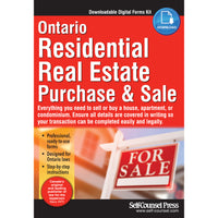 Self-Counsel Press Ontario Real Estate Purchase & Sale Kit [Digital Download]-Self-Counsel Press is the premier source for do-it-yourself law and small business books. Our books, ebooks, and form kits are designed to help you help yourself. All of our legal titles are written by lawyers who practise in the field they are writing about. Our business books are written by experts on the topic. People who have “been there, done that” in the businesses they write about, and know how to clearly and simply describ