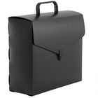 JAM Paper - Mallette de transport pour dossiers en plastique avec poignées - 10 x 12 x 4 - Noir-Taille: 10 po x 12 po x 4 po