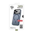TUFF8 GlideGuard Mag Case for iPhone 17 Pro - Blue-Raised edges: Offer additional protection for both the screen and camera, safeguarding key areas from impact