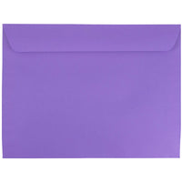 JAM Paper 9" x 12" Booklet Envelopes, Violet Purple Recycled, 100 Pack (1531752D)-Colour: Violet Purple Recycled