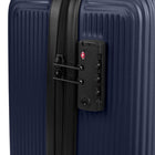Bugatti Alexandria Collection 26.50" Hardside Spinner Luggage – Navy-Reinforced top carrying handle