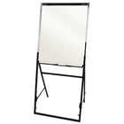 Quartet Futura Adjustable/Convertible Presentation Easel with Whiteboard, 26" x 35"-Adjust to 40" or 67" at the touch of a button