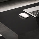 HOMCOM High Gloss Coffee Table with Adjustable LED Light - High Gloss Black-Melamine coating is scratch-resistant for easy to clean