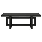 Hudson&Canal Breslow 47"W Rectangular Coffee Table - Black Grain-Table is made of high-quality and durable MDF materials