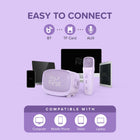 myFirst Voice 2 Kids Karaoke Machine - Purple-Offers voice - changing capabilities for endless fun, perfect for mimicking characters and adding magic to every moment.