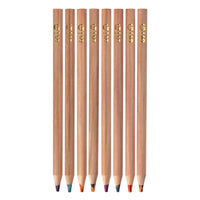 General Supply Goods + Co Multi-Coloured Lead Pencils - 8 Pack-Multicoloured lead