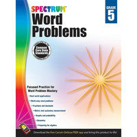 eBook: Spectrum 704491-EB Word Problems - Grade 5-You will receive two emails: one confirming your entire order, and one with a "Download Software" buttonYou can download immediately or return to your email to download later